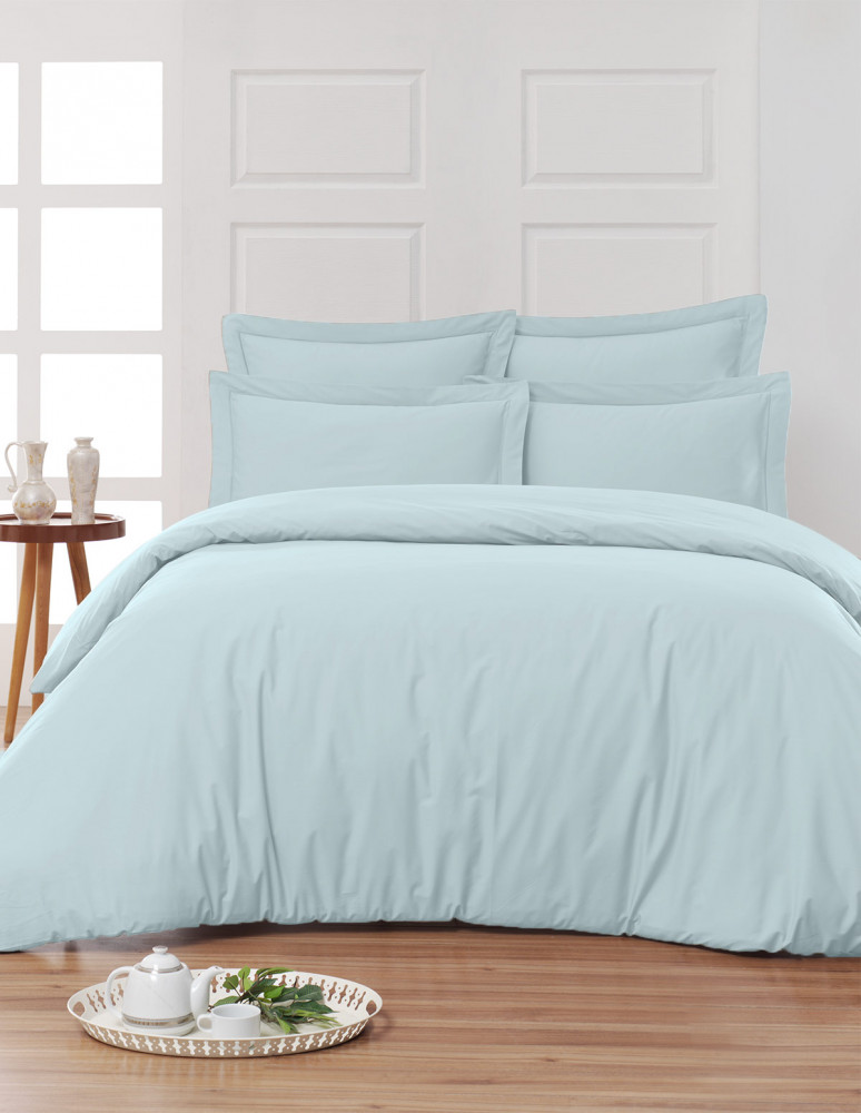 Taie de traversin en percale de coton...