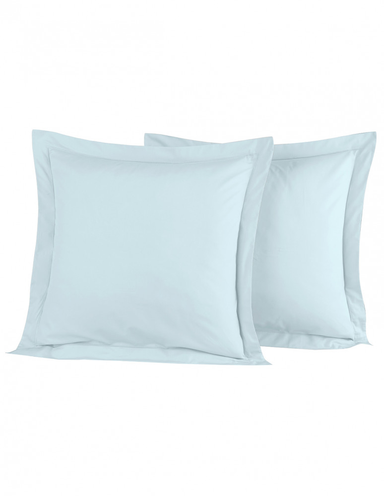 Lot de 2 taies d'oreiller en percale...