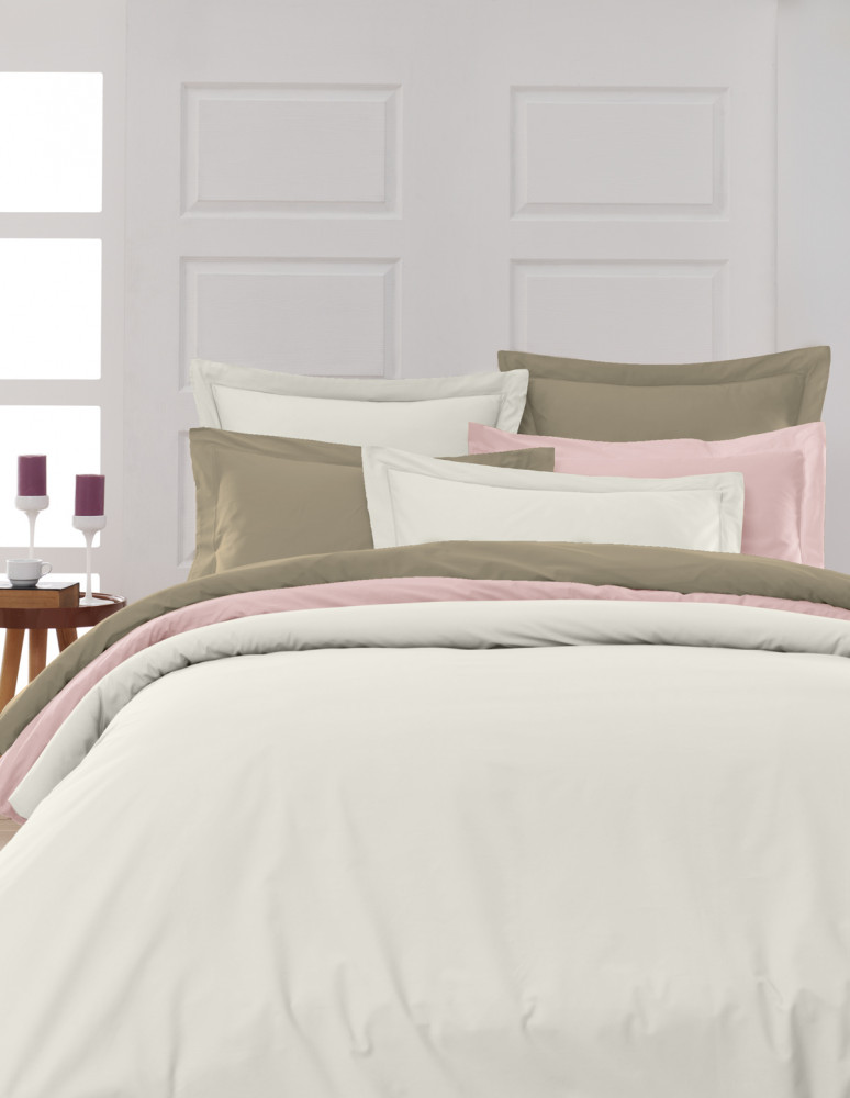 Lot de 2 taies d'oreiller en percale...