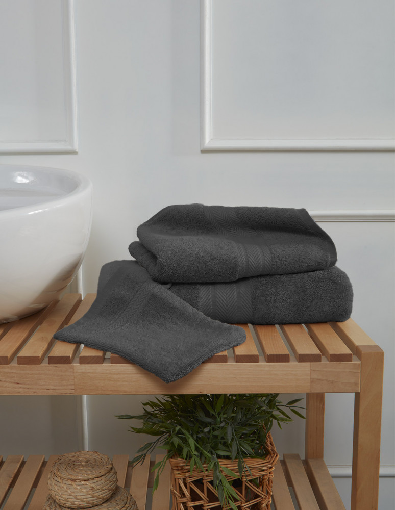 Ensemble de bain 3 pièces (1 drap de...