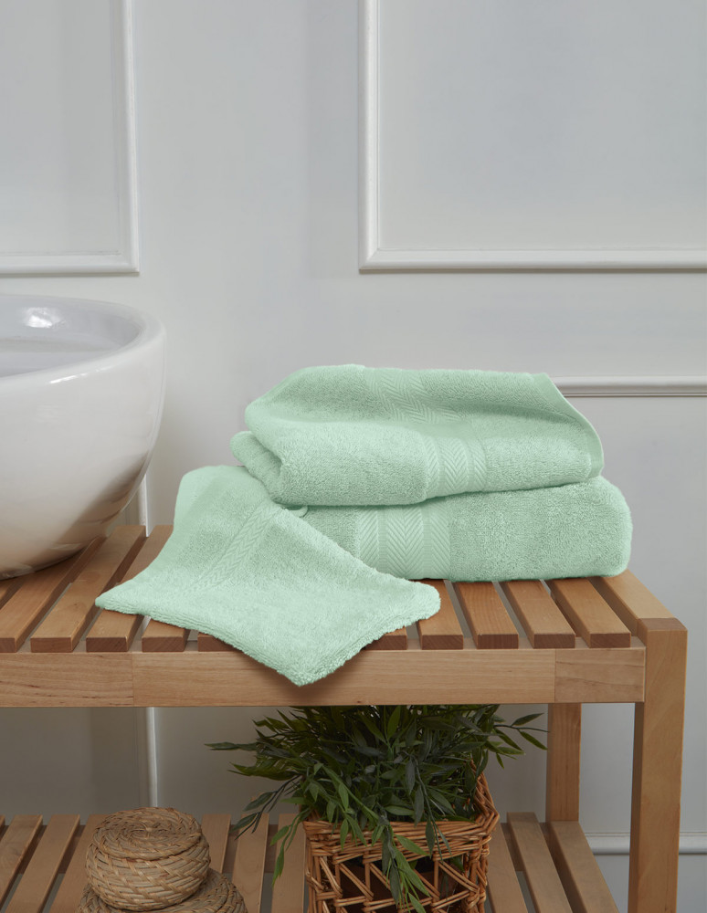 Ensemble de bain 3 pièces (1 drap de...