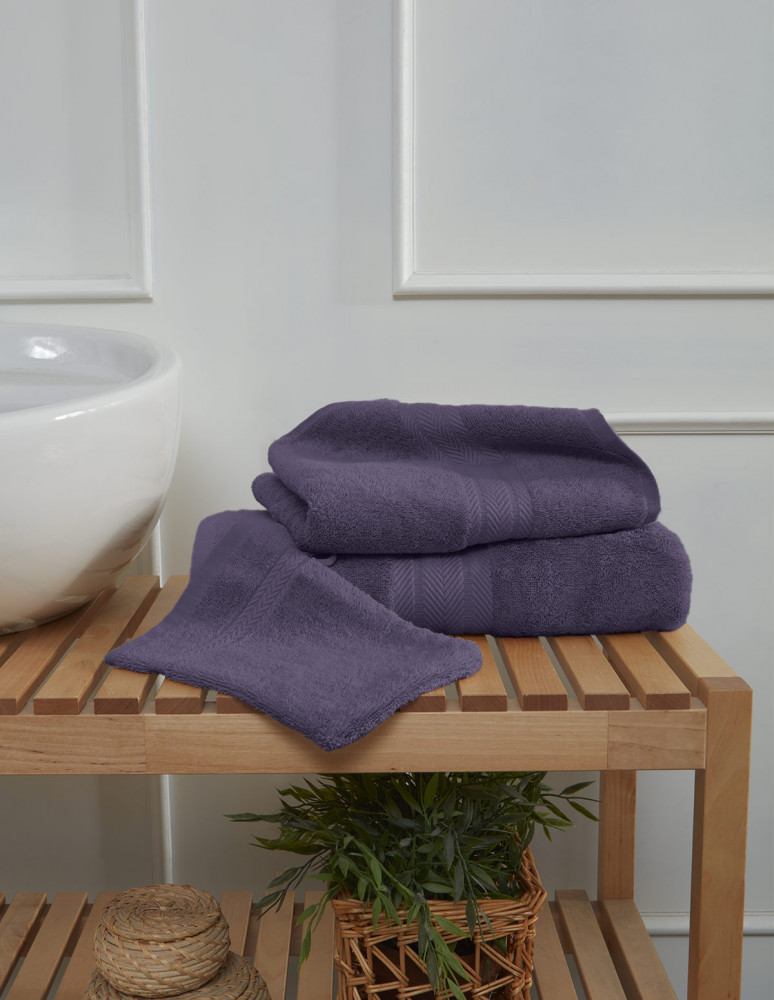 Ensemble de bain 3 pièces (1 drap de...