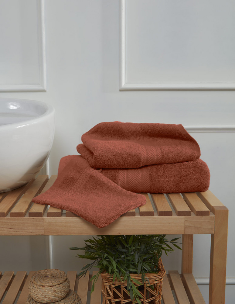 Ensemble de bain 3 pièces (1 drap de...