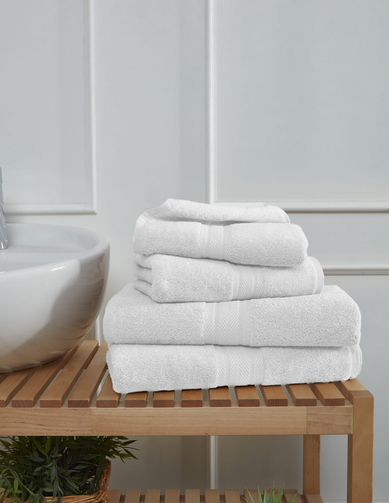 Ensemble de bain 4 pièces (2 draps de...