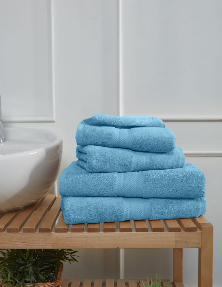Ensemble de bain 4 pièces (2 draps de...