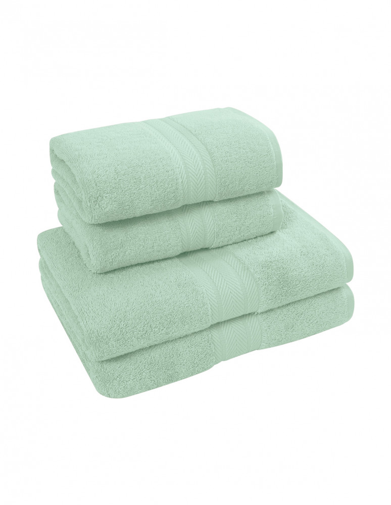 Ensemble de bain 4 pièces (2 draps de...