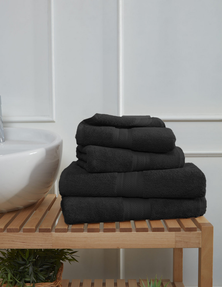 Ensemble de bain 4 pièces (2 draps de...