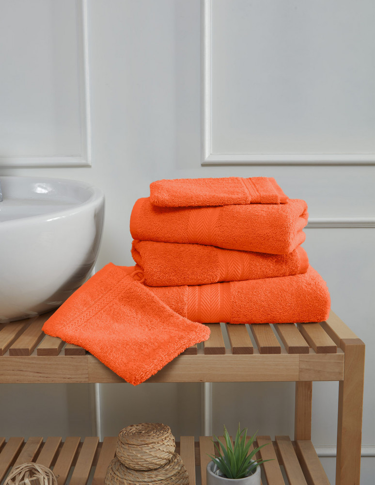 Ensemble de bain 5 pièces (1 drap de...