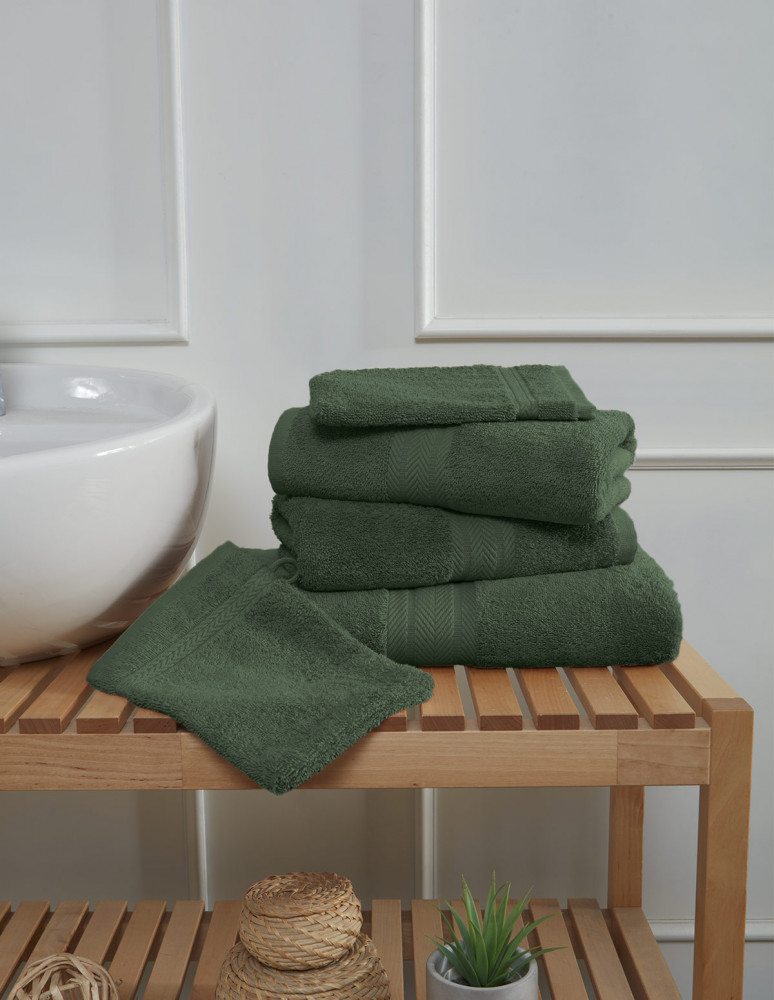 Ensemble de bain 5 pièces (1 drap de...