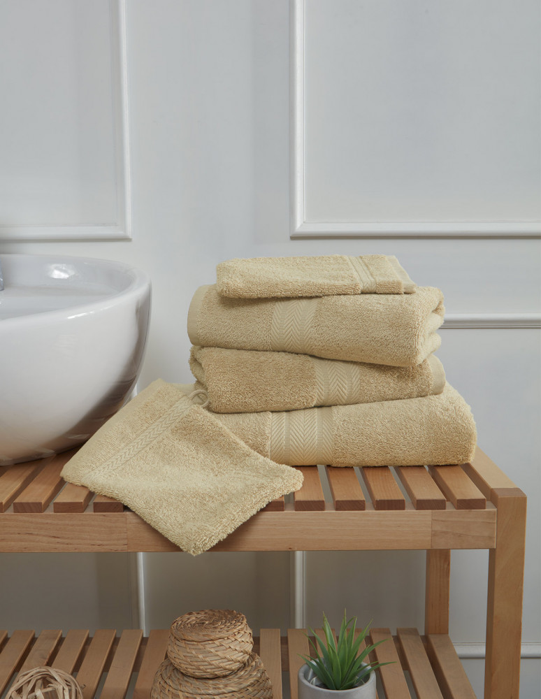 Ensemble de bain 5 pièces (1 drap de...