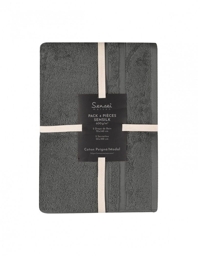 Ensemble de bain 4 pièces 600 g/m²...