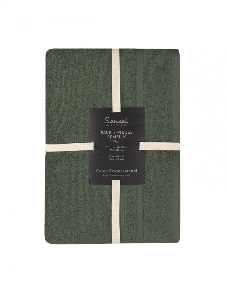 Ensemble de bain 4 pièces 600 g/m²...