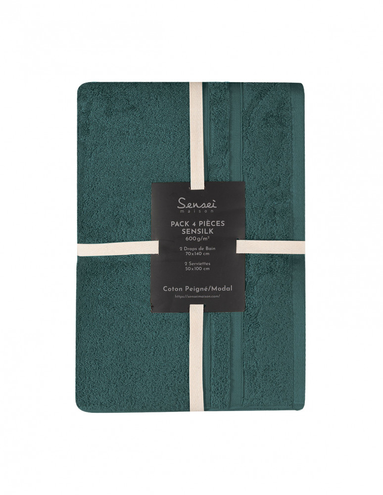 Ensemble de bain 4 pièces 600 g/m²...