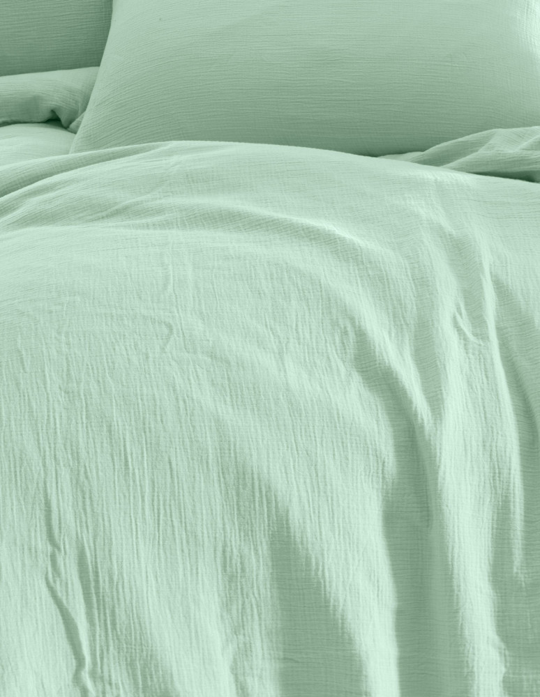 Drap housse en gaze de coton bonnet...