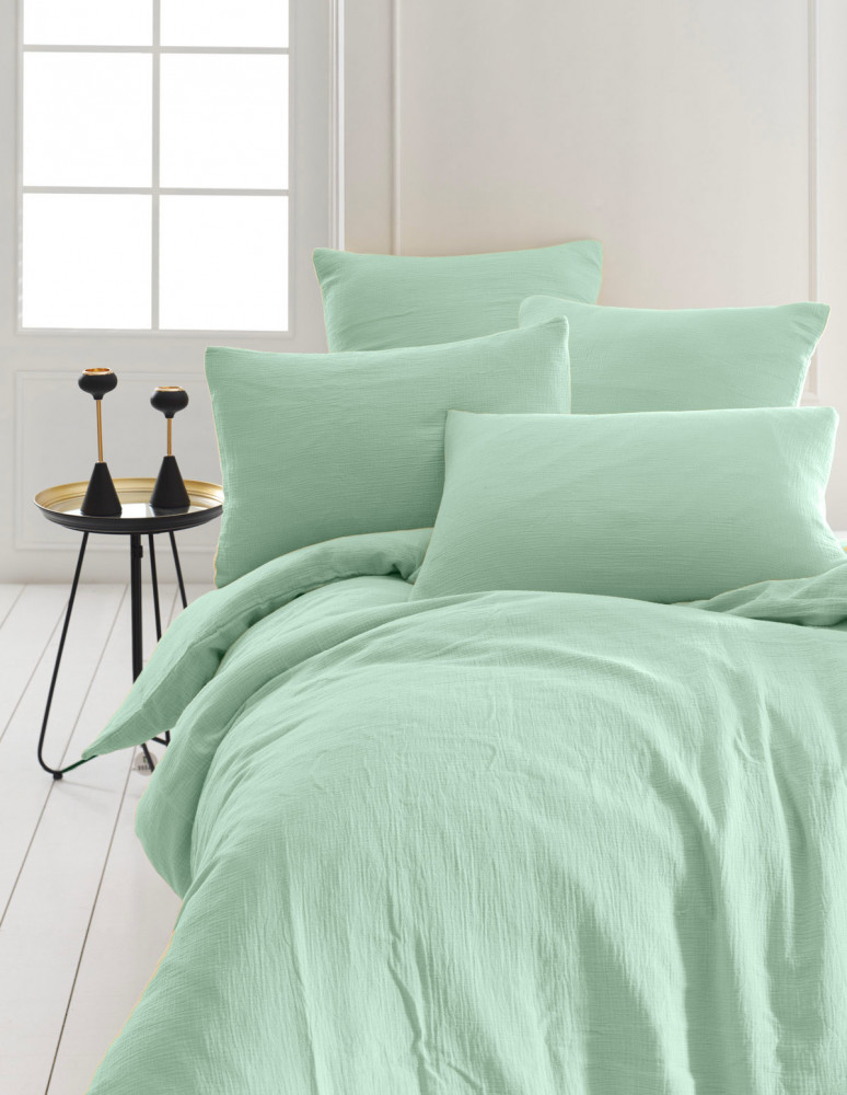 Drap housse en gaze de coton bonnet...