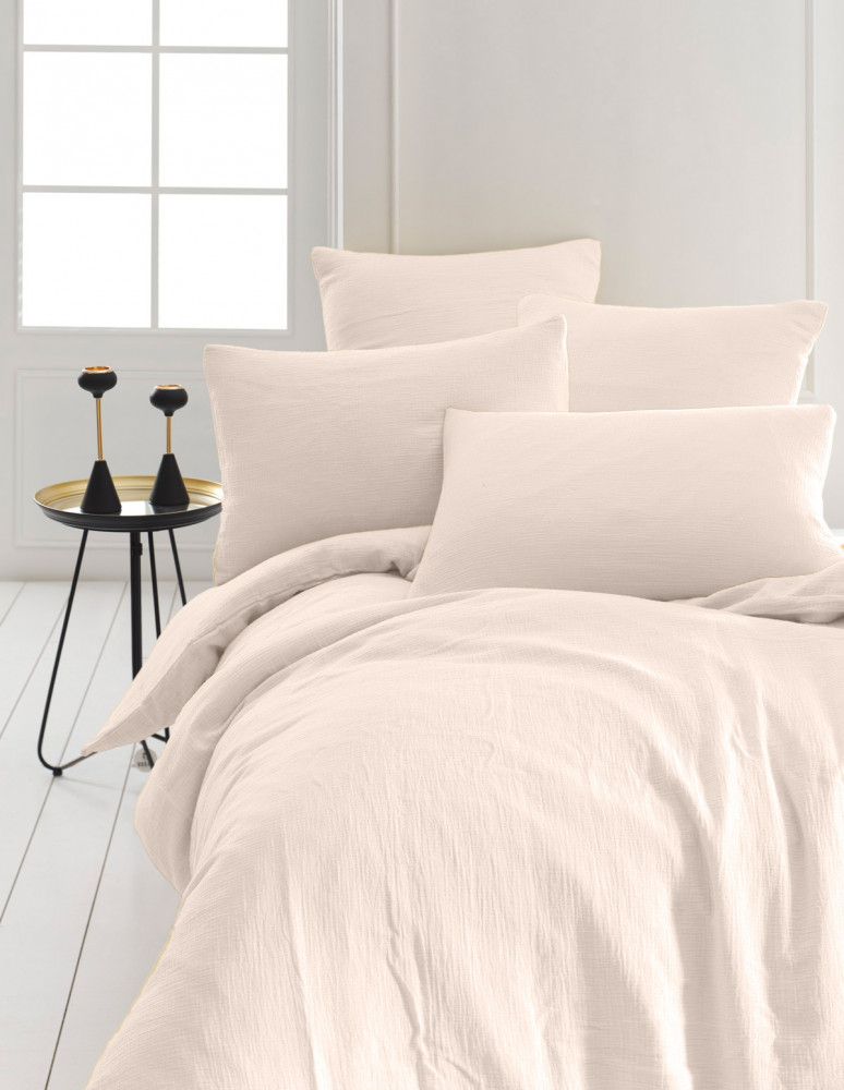 Drap housse en gaze de coton bonnet...