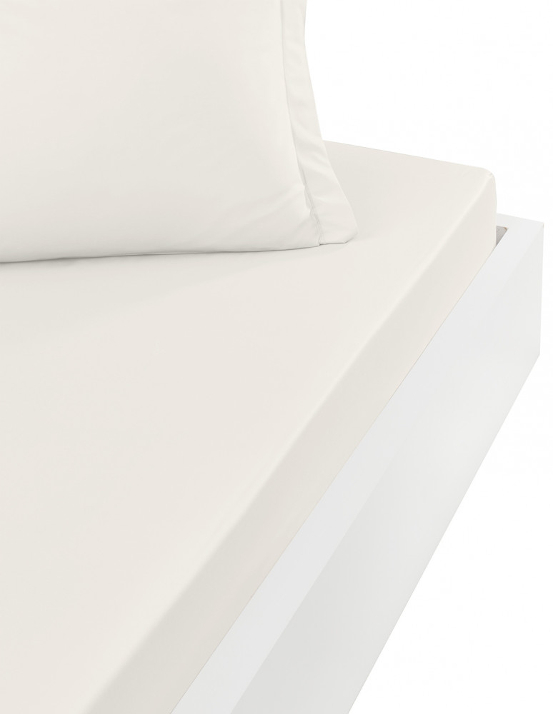 Drap housse en percale de coton pour...