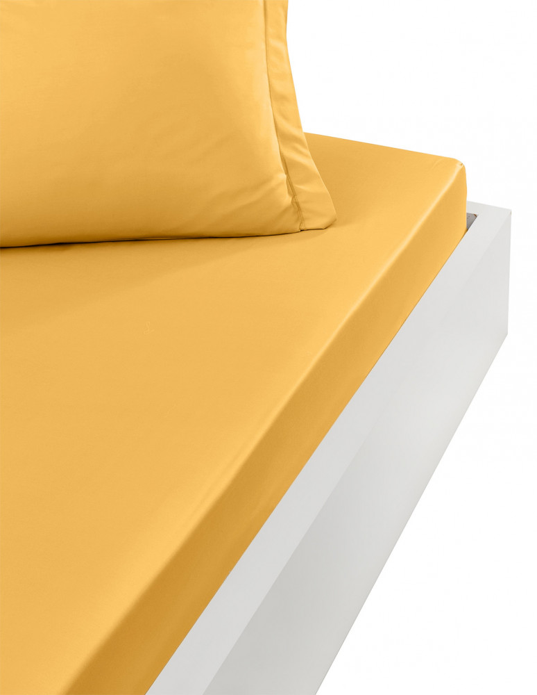 Drap housse en percale de coton pour...