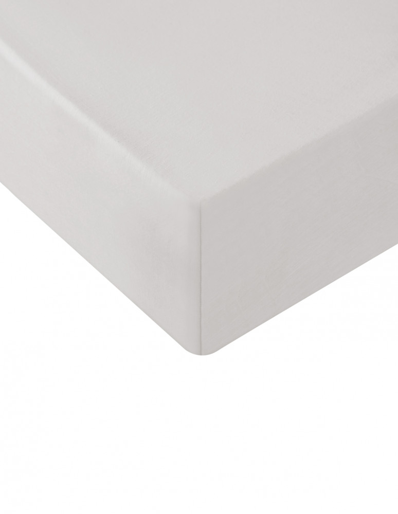 Drap housse en coton lavé biologique...