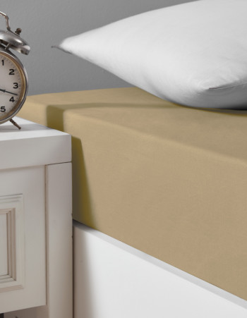 Drap housse en coton lavé biologique bonnet 30 cm ORGANIKA