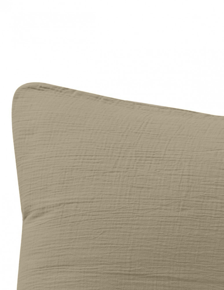 Lot de 2 taies d'oreiller en gaze de...