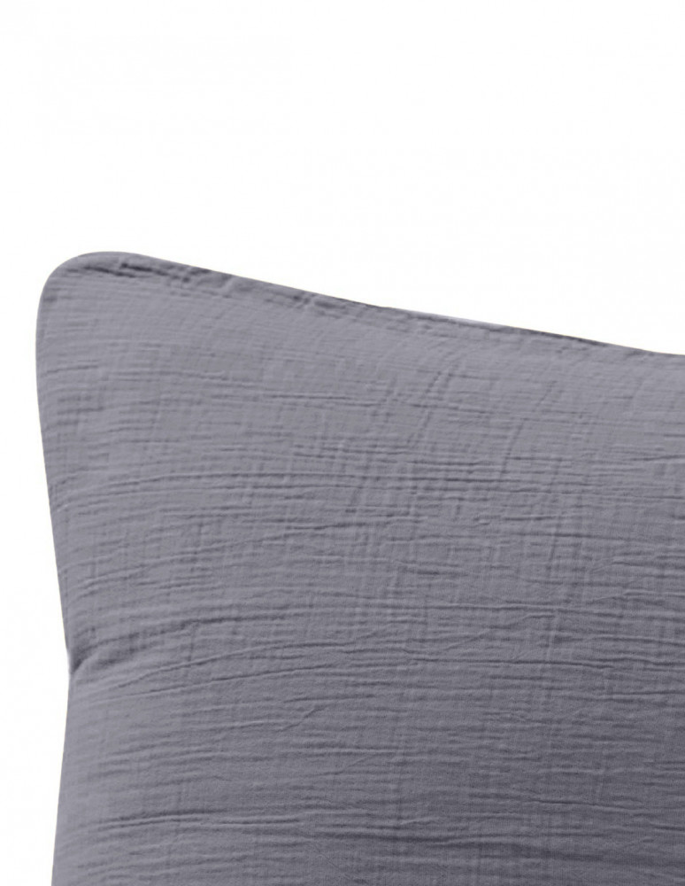 Lot de 2 taies d'oreiller en gaze de...