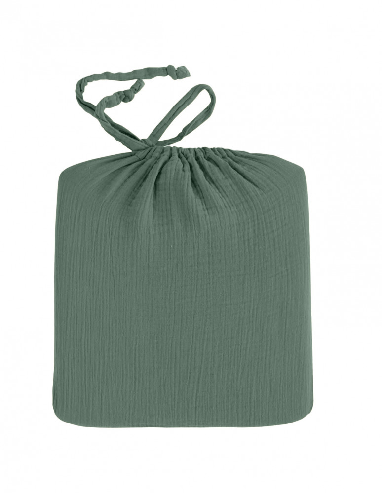 Drap housse en gaze de coton bonnet...