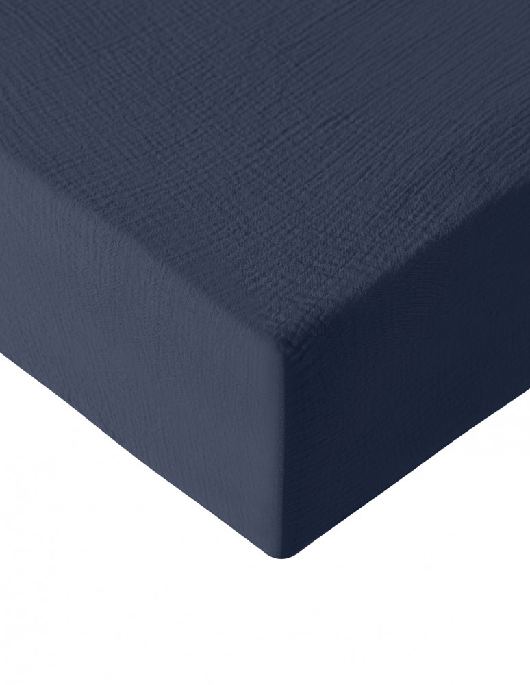 Drap housse en gaze de coton bonnet...