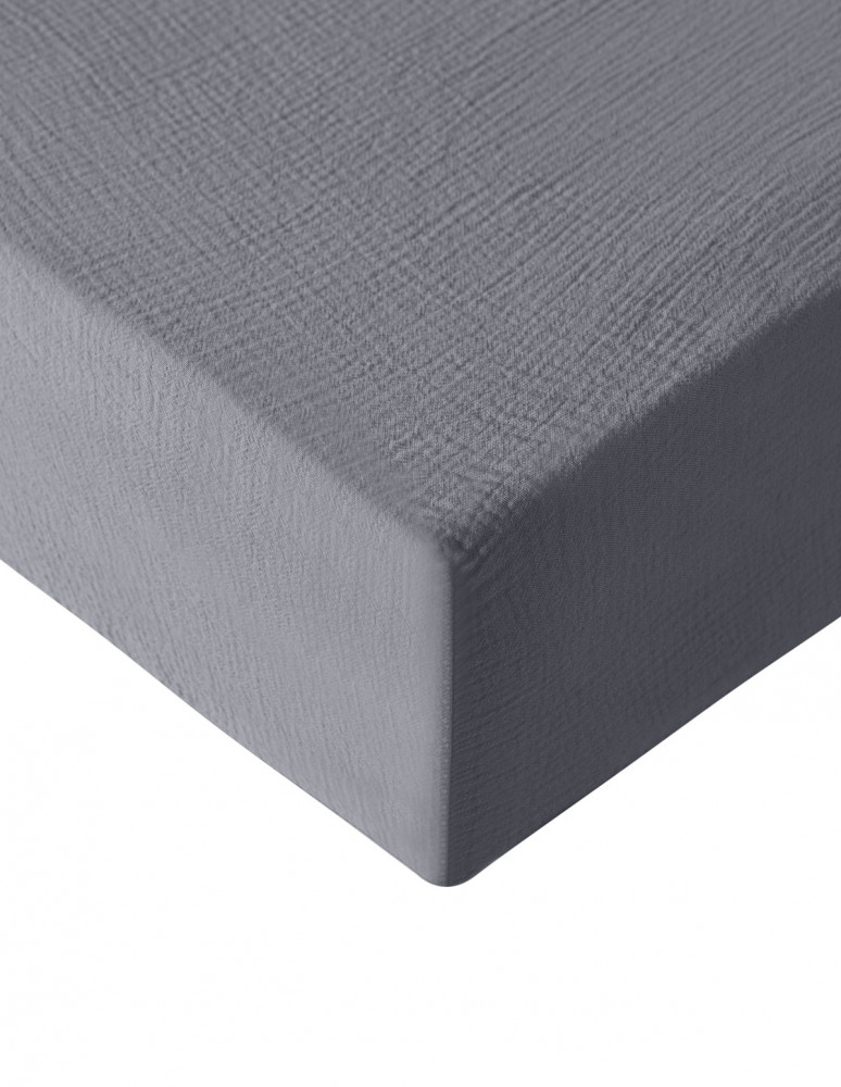 Drap housse en gaze de coton bonnet...