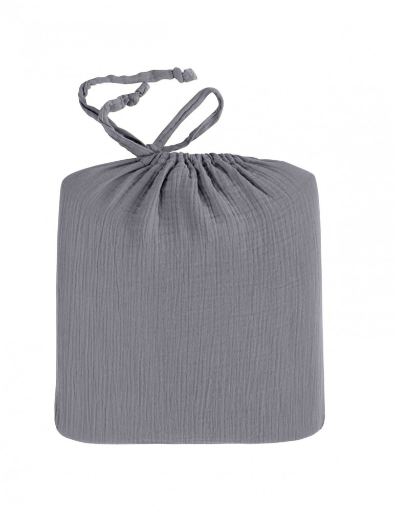 Drap housse en gaze de coton bonnet...