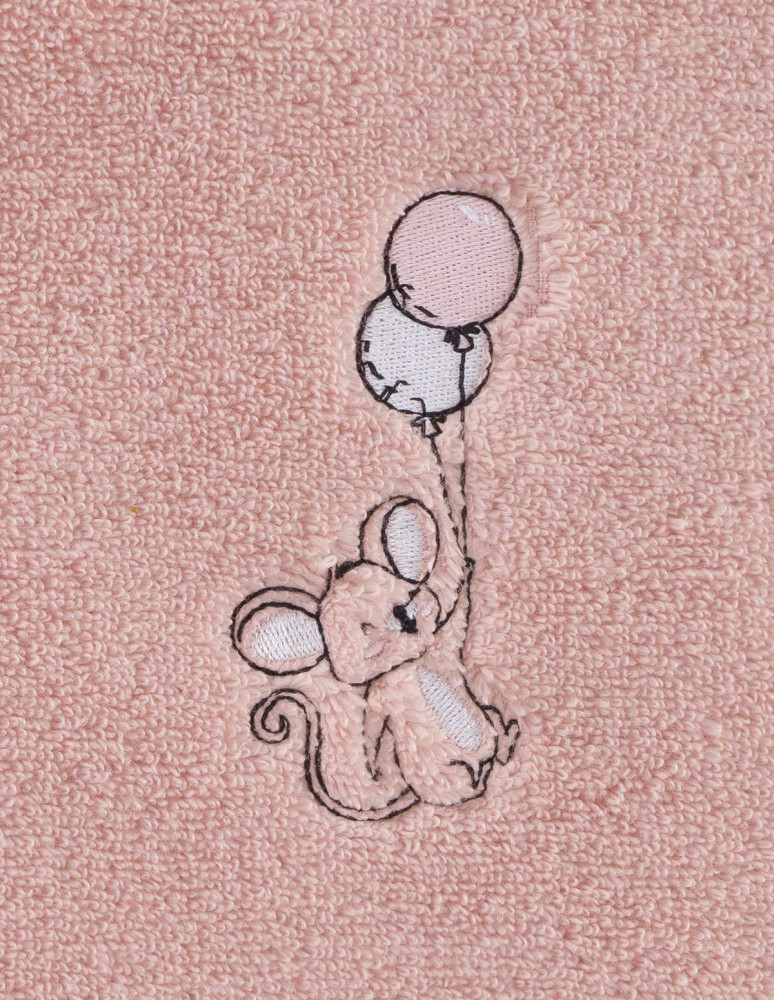 Serviette de toilette en coton peigné...