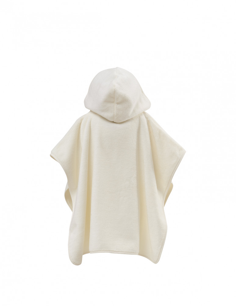Poncho de bain enfant en coton peigné...