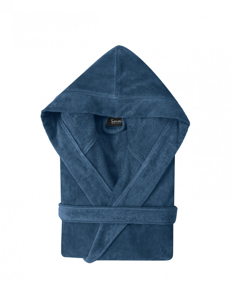 Peignoir à capuche velours CONSTANT
