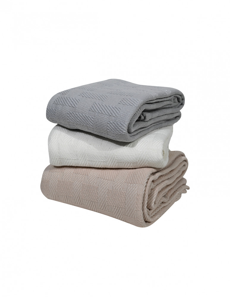 Couvre lit en coton doux SARANDA