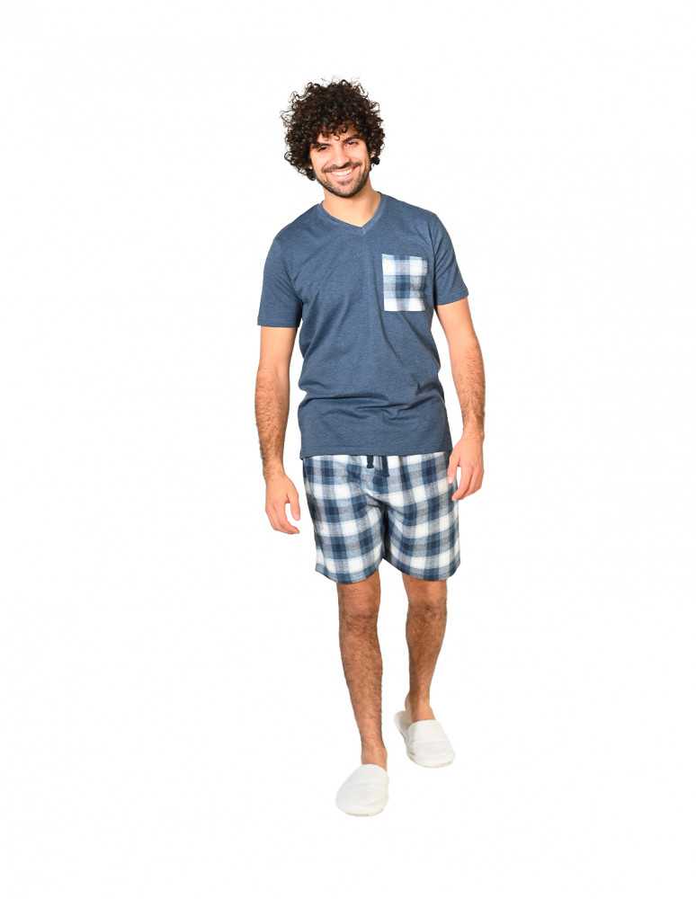 Pyjama short homme en jersey ROBIN