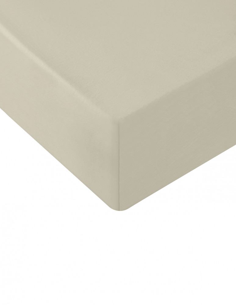 Drap housse en coton lavé biologique...