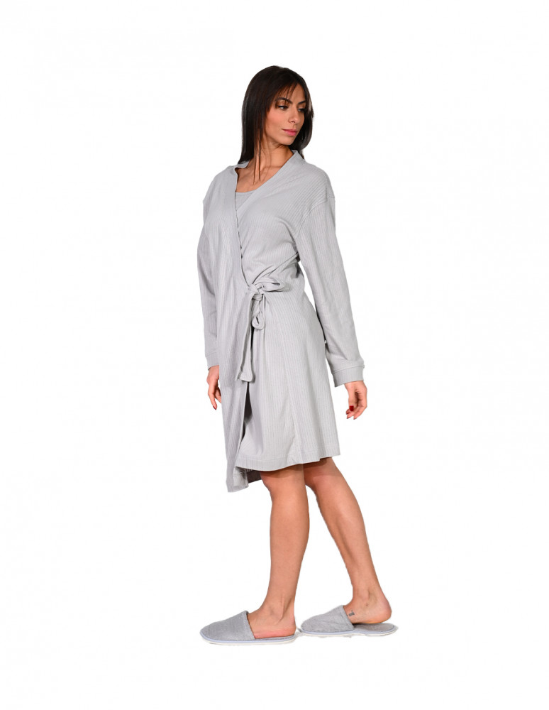 Peignoir kimono femme en maille NINA