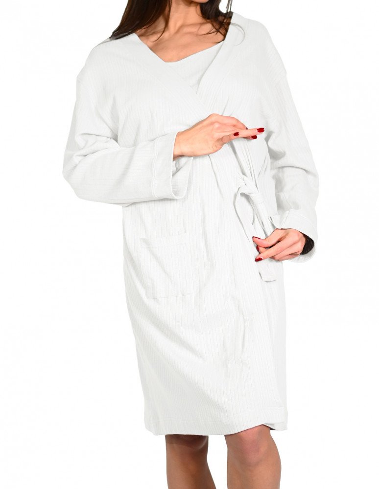 Peignoir kimono femme en maille NINA