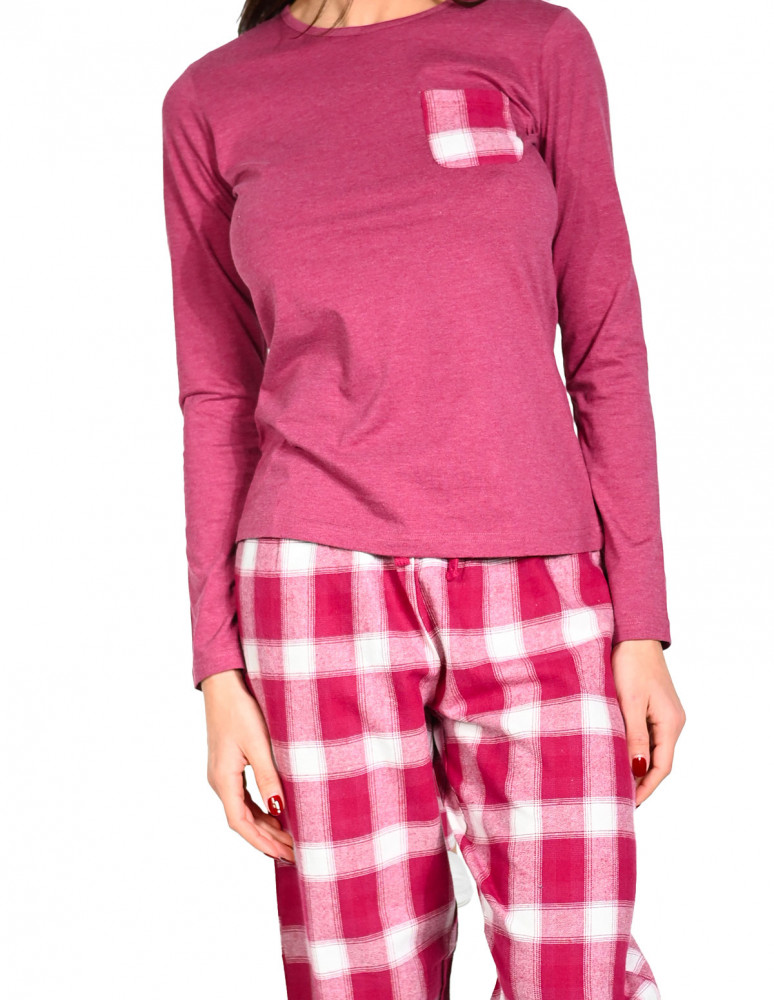 Pyjama pantalon femme en jersey MYRIAM