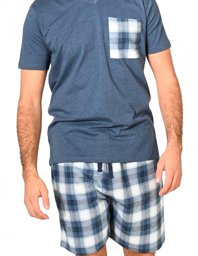 Pyjama short homme en jersey ROBIN