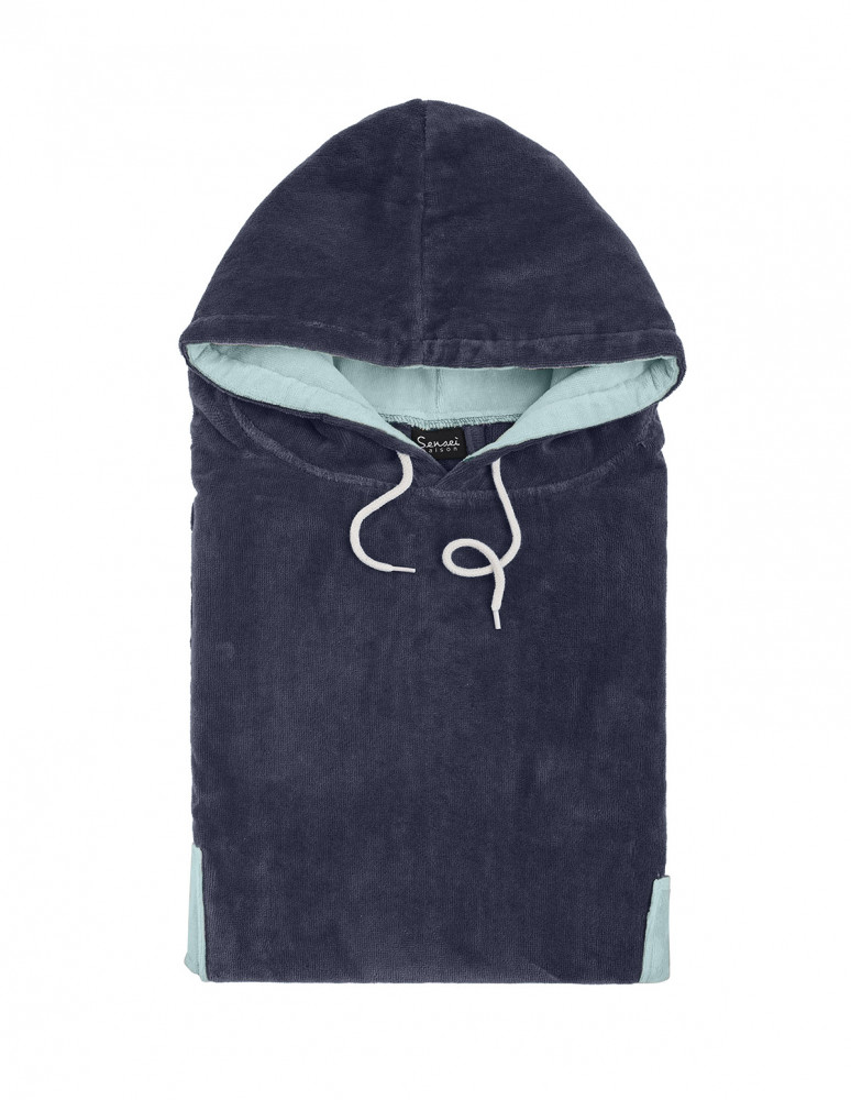 Poncho de plage adulte en velours BEACH