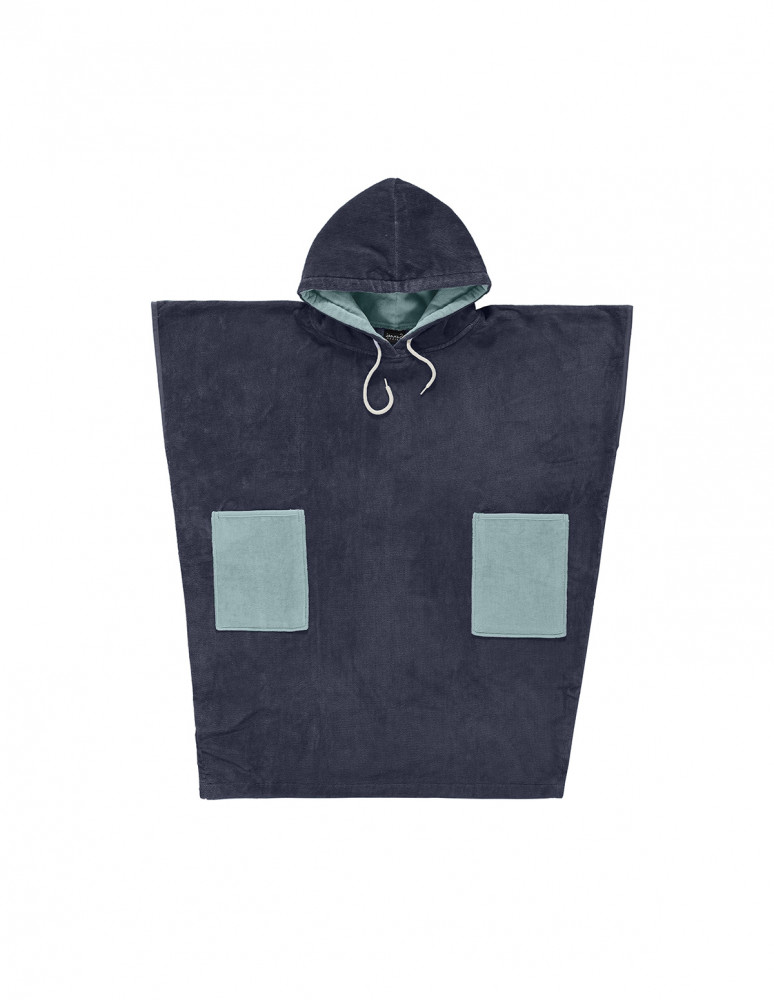 Poncho de plage adulte en velours BEACH