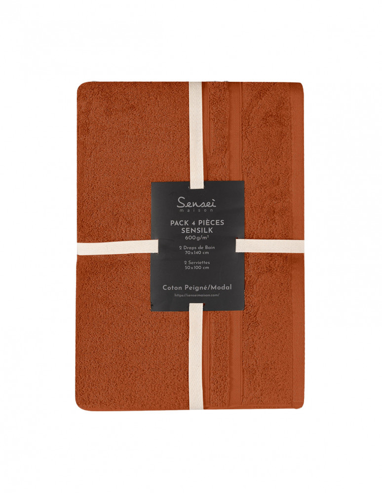 Ensemble de bain 4 pièces 600 g/m²...