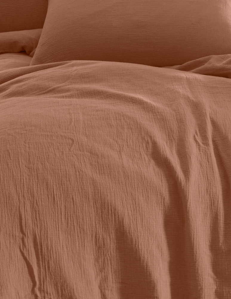 Drap housse en gaze de coton bonnet...