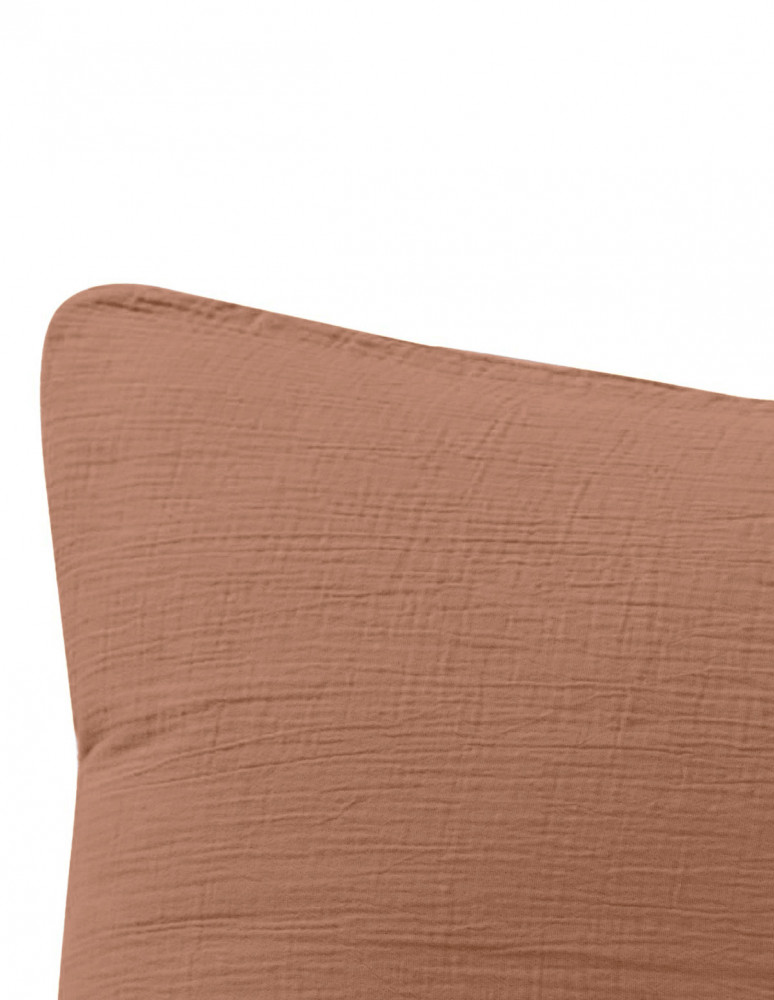 Lot de 2 taies d'oreiller en gaze de...