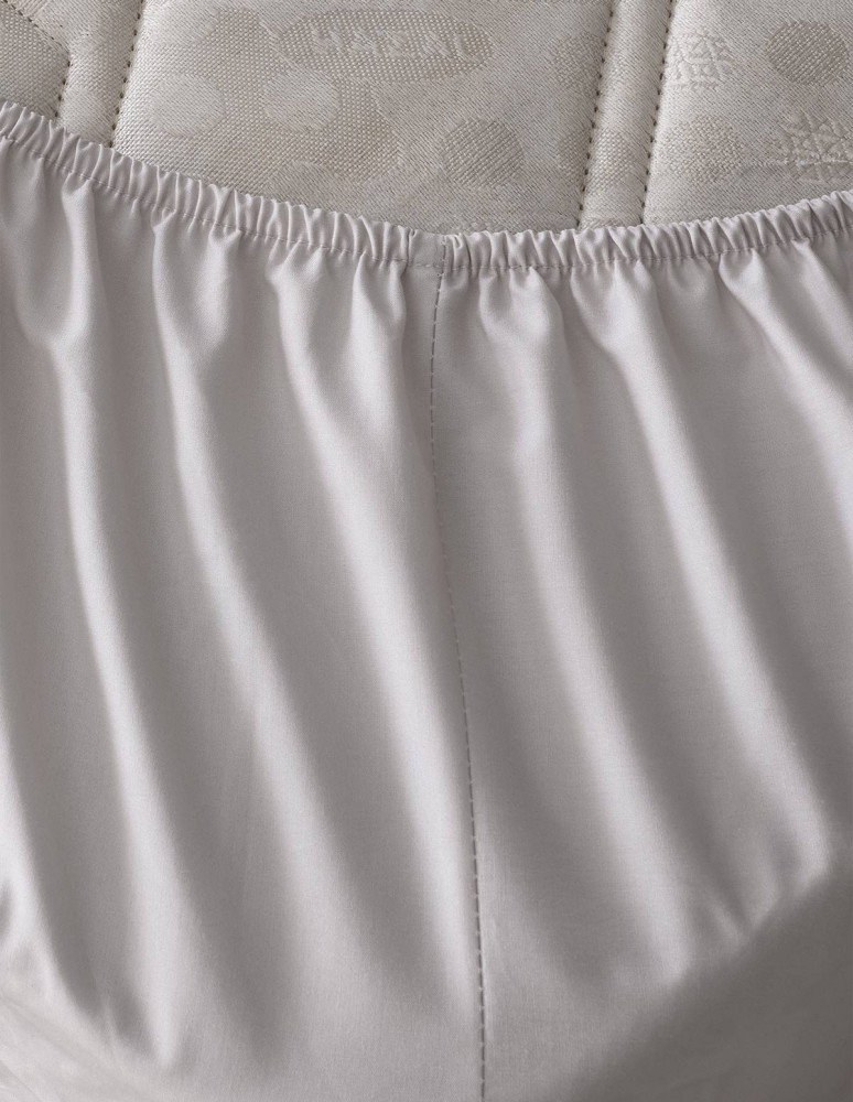 Drap housse en percale de coton...