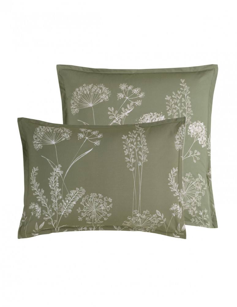 Lot de 2 taies d'oreillers en percale...