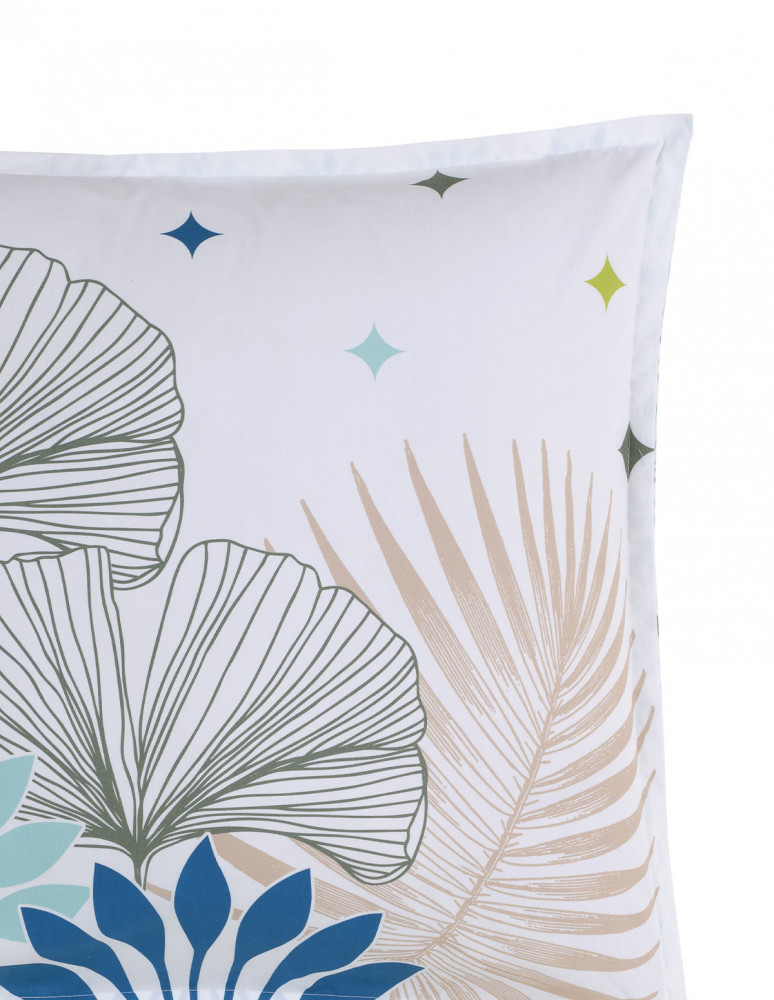 Lot de 2 taies d'oreillers en percale...