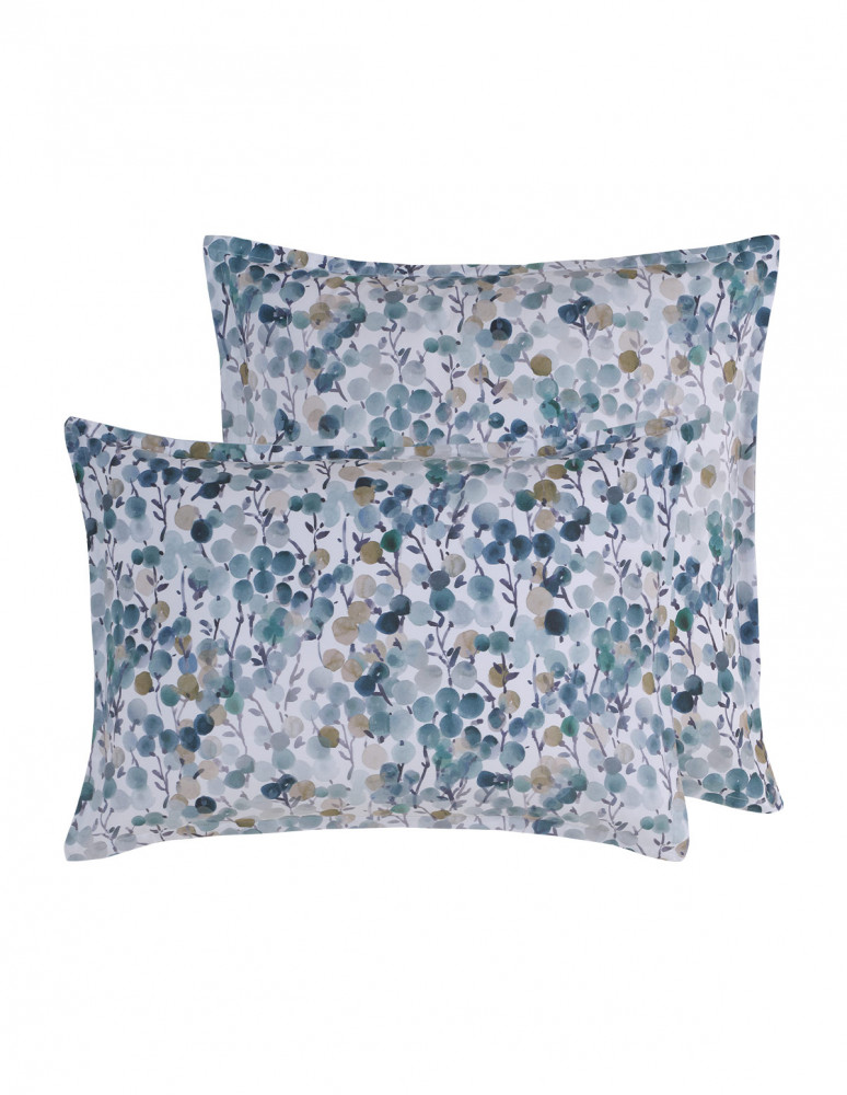 Lot de 2 taies d'oreillers en percale...