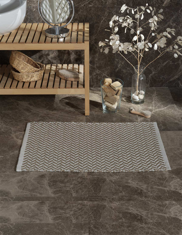 Tapis de bain et d'intérieur CHEVRON